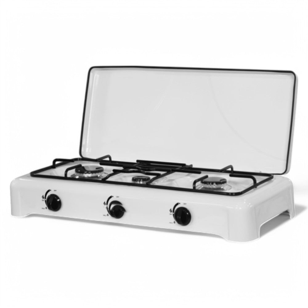Cuisinière à gaz 3 feux 69x31x13 cm