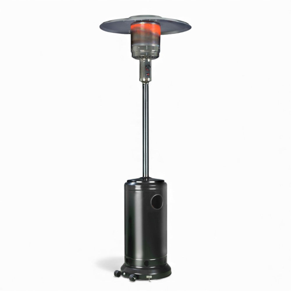 Poêle à gaz champignon Thermopatio pour usage extérieur en aluminium avec régulateur de gaz