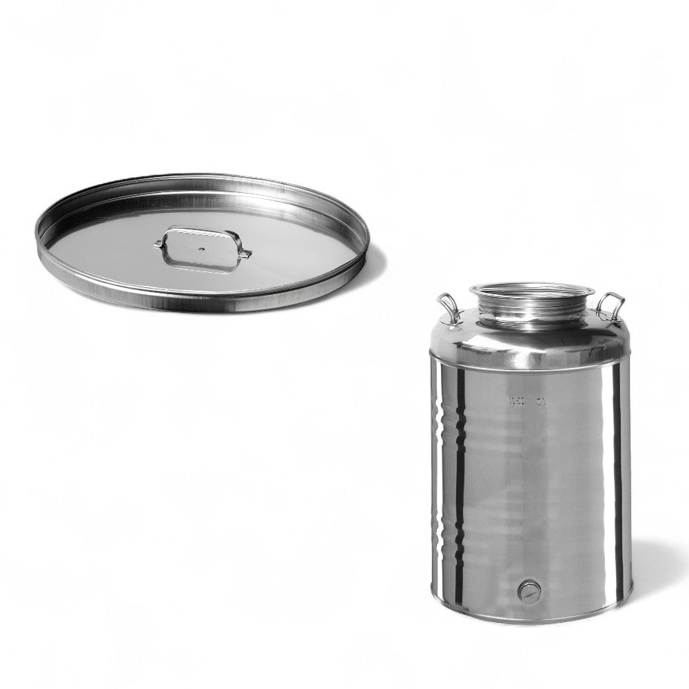 Galleggiante ad olio enologico con maniglia in acciaio inox per fusti contenitori olio