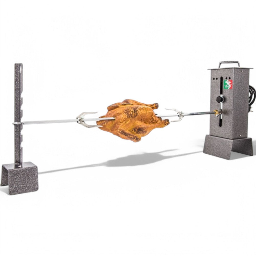 Rôtissoire électrique réglable avec 1 brochette - cm.14x13x36h. 2,5 kg