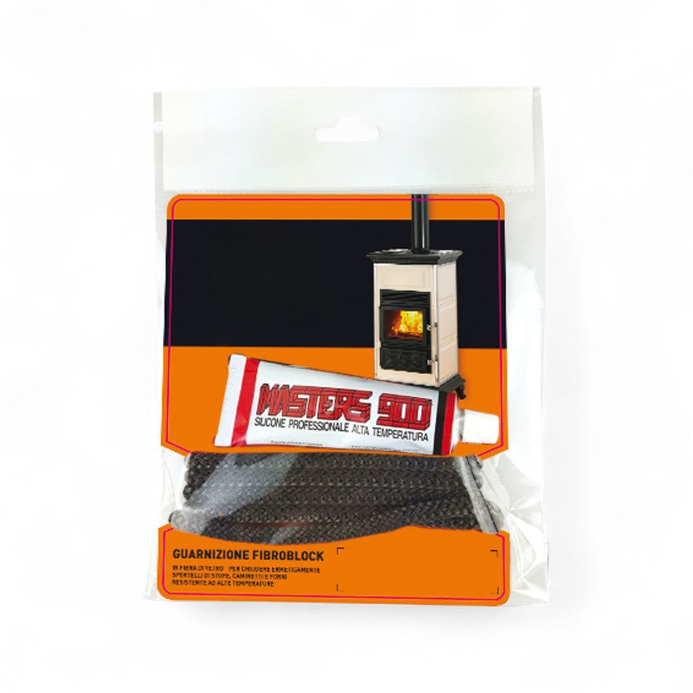 Guarnizioni in kit con diametro 10 mm fibroblock per stufe