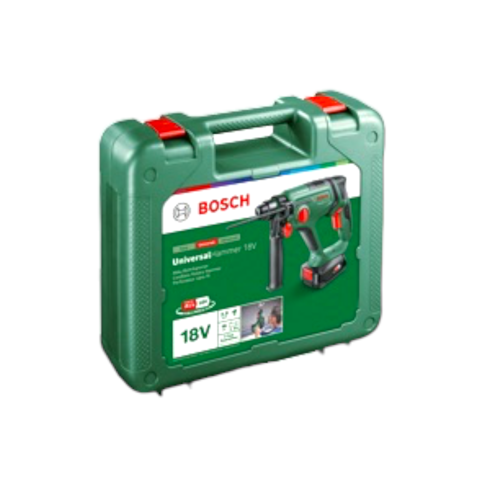 Marteau perforateur sans fil 18 V avec accessoire SDS-Plus avec coffret Bosch Universal Hammer