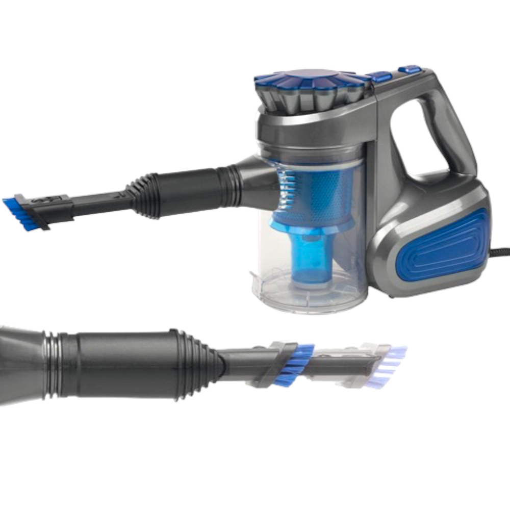 Aspirateur cyclonique 2en1 avec brosse de nettoyage des sols et tige télescopique 600W Necchi NH9212 