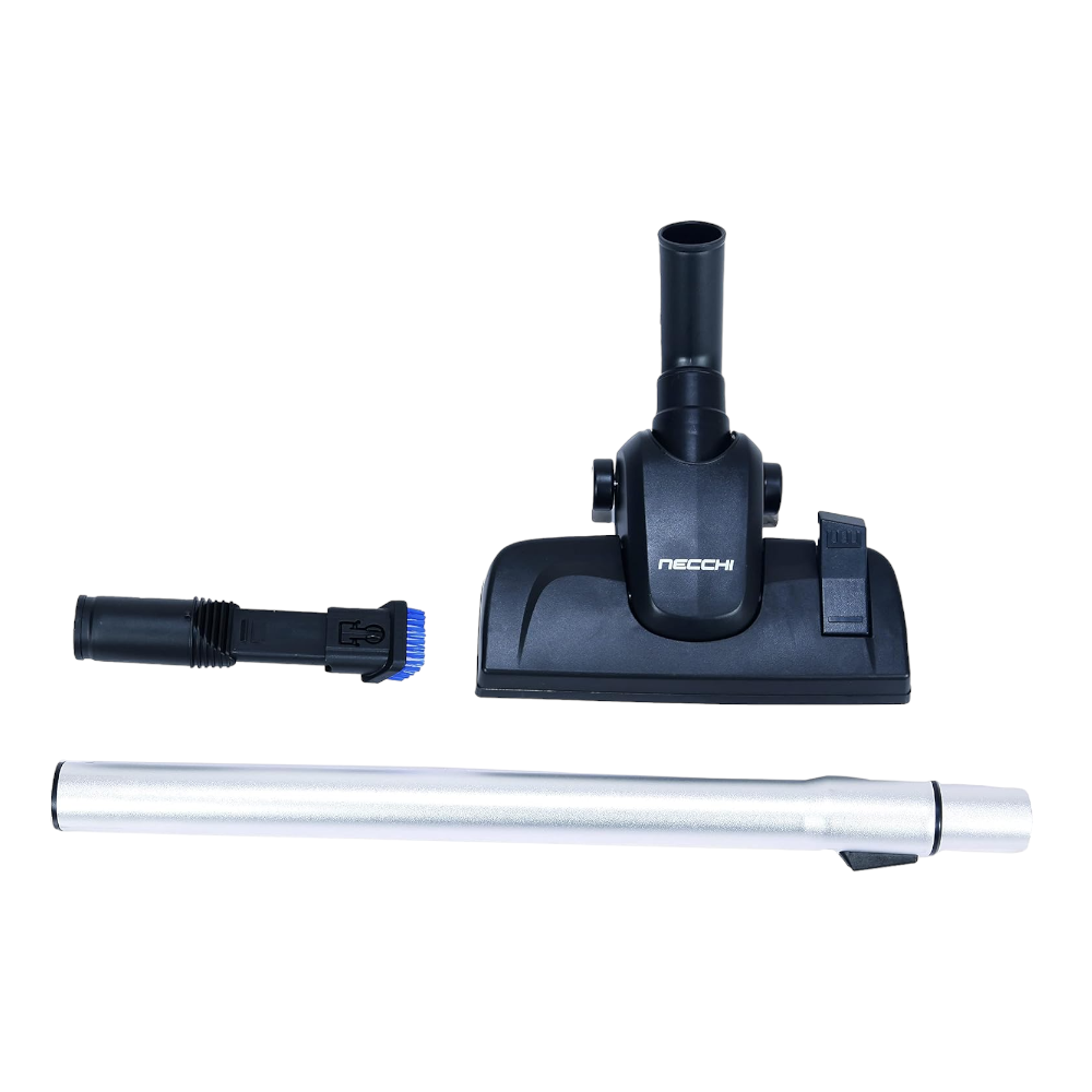 Aspirateur cyclonique 2en1 avec brosse de nettoyage des sols et tige télescopique 600W Necchi NH9212 