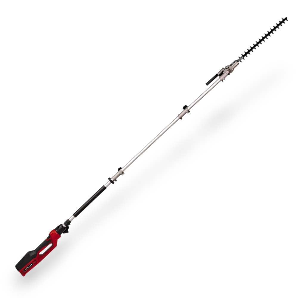 Taille-haie électrique multifonction 900W 2en1 et tronçonneuse avec perche télescopique jusqu'à 260 cm EINHELL GC-HC 90/2046 T