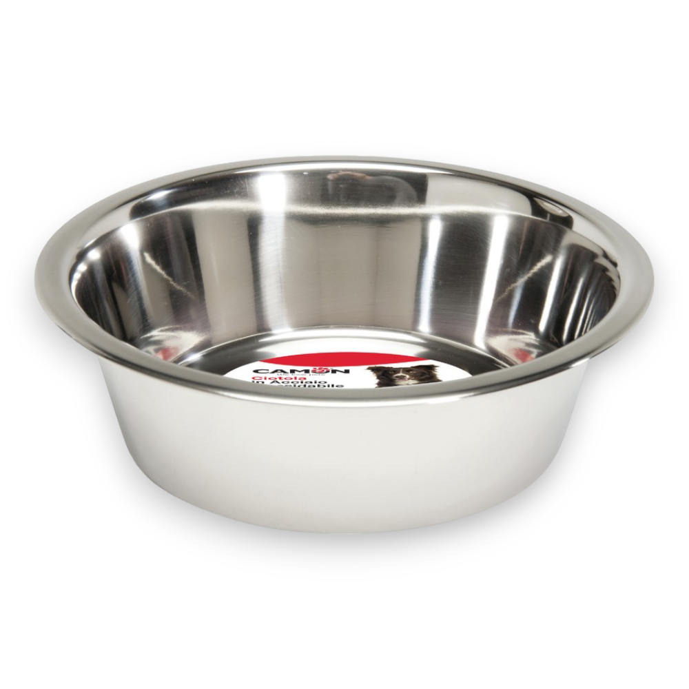 Gamelle pour chien et chat en acier inoxydable CAMON