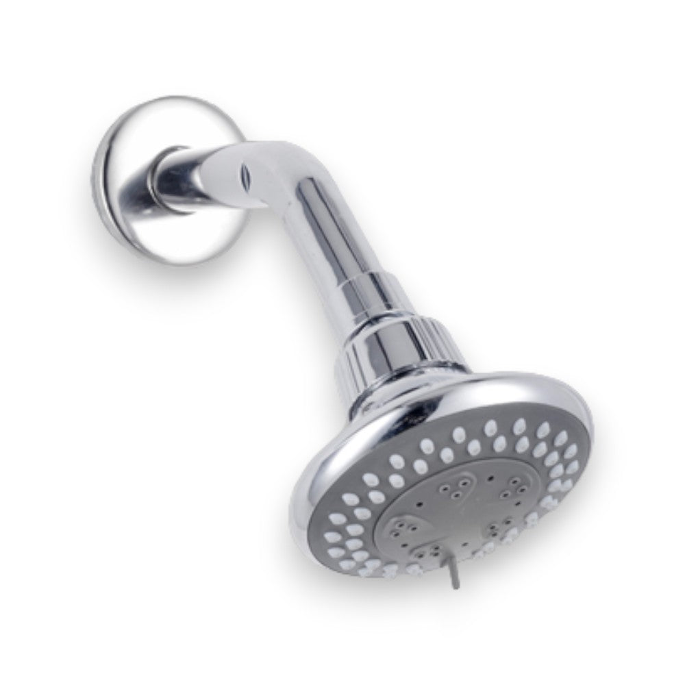 Bras de douche de salle de bain en ABS avec pomme de douche à 3 jets réglables