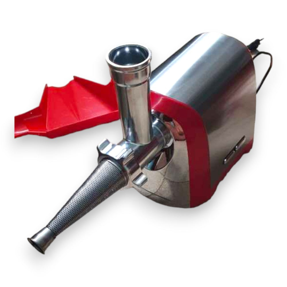 Presse-tomates électrique 600W avec corps et anneau en aluminium Palumbo Skuizzi