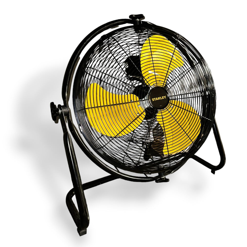 Ventilateur de sol industriel 180W avec orientation manuelle 360° Stanley 