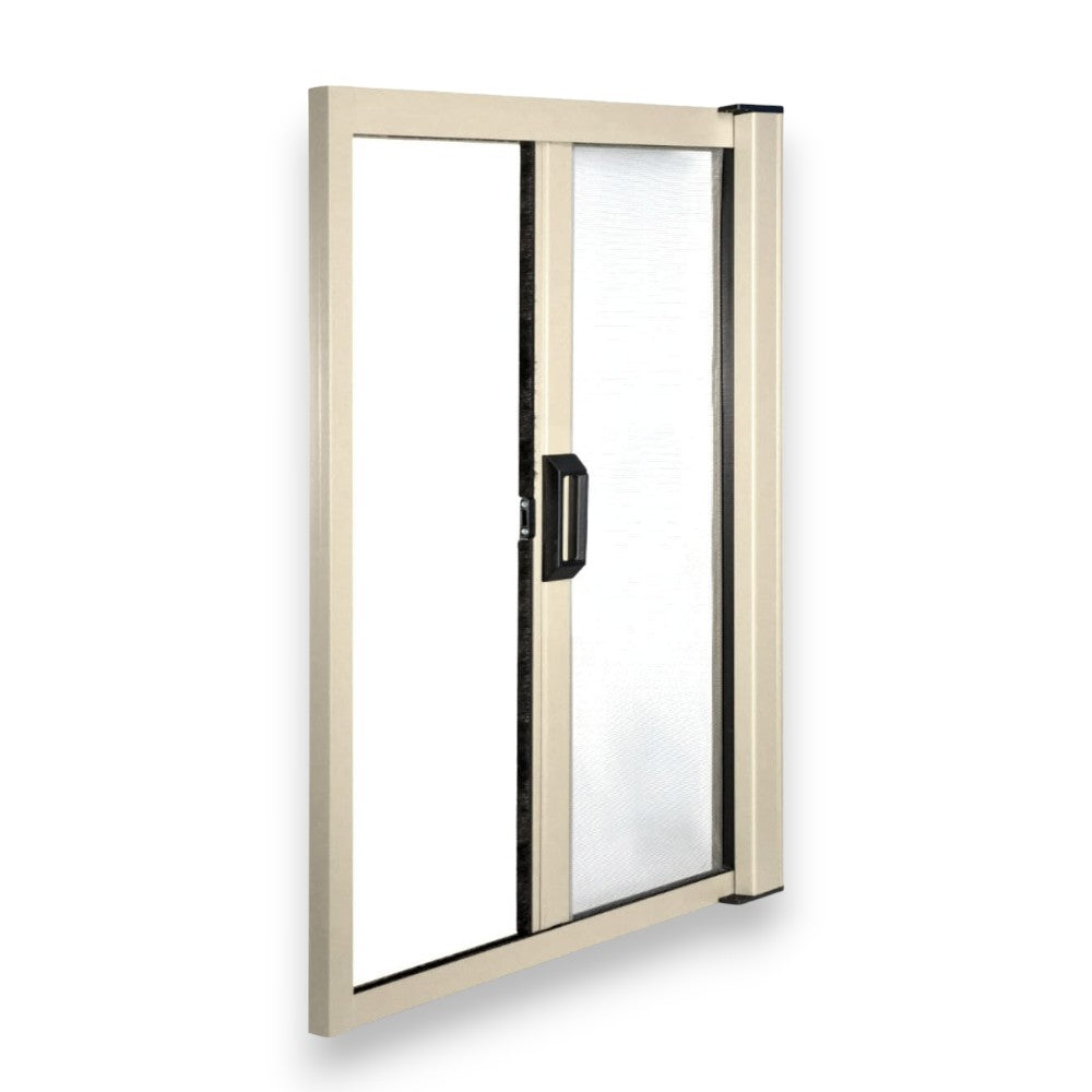 Moustiquaire à enroulement horizontal 150x250h cm avec profilés en aluminium pour portes et fenêtres