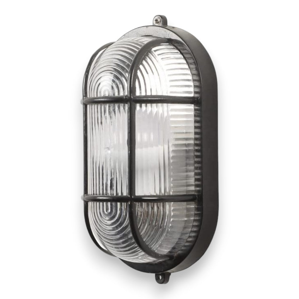 Plafonnier d'extérieur pour mur ou plafond en aluminium moulé sous pression avec grille de protection Algi