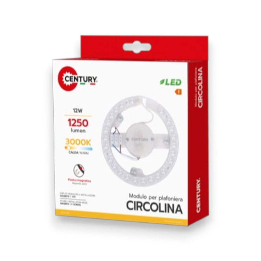 Circolina led con magnete per plafoniere Century
