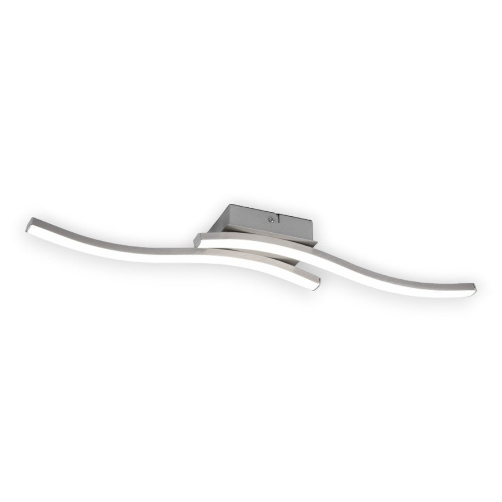 Plafonnier élégant et moderne de lustre de LED blanc d'intérieur avec 2 bandes 5W Route 