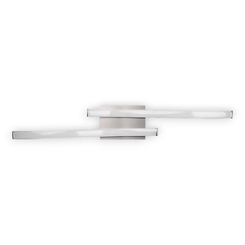 Plafonnier élégant et moderne de lustre de LED blanc d'intérieur avec 2 bandes 5W Route 