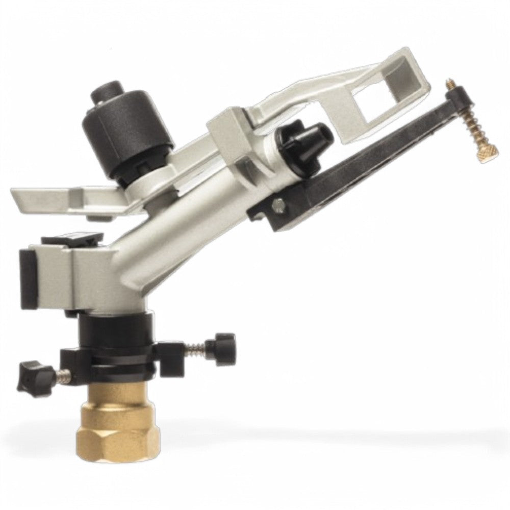 Irrigatore ad impulsi a settore 1"1/4 F di medio e bassa portata con singolo ugello intercambiabile