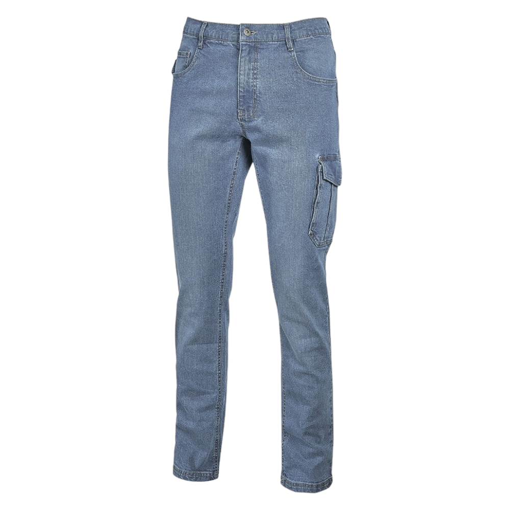 Pantalon en jean de travail avec poches cargo U-Power Jeans JAM