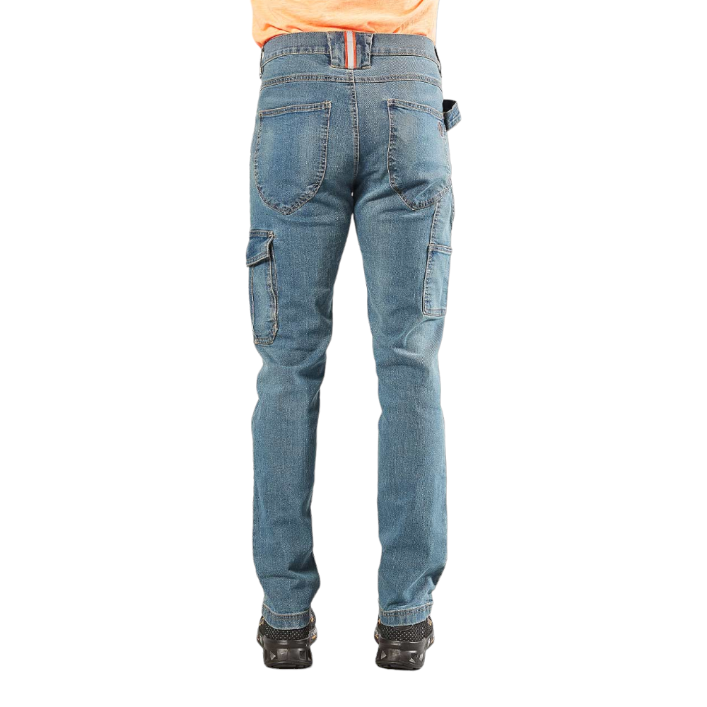 Pantalon en jean de travail avec poches cargo U-Power Jeans JAM