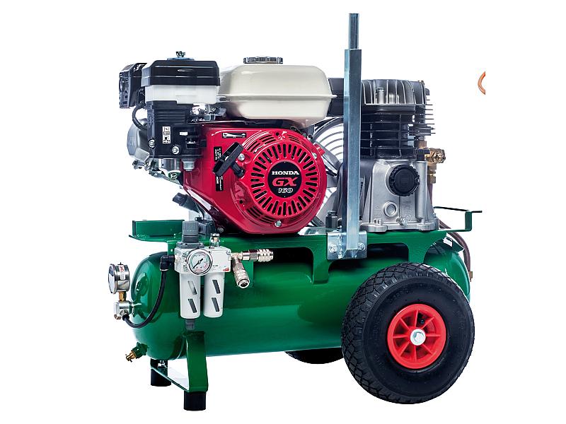 Récolteuse d'olives pneumatique professionnelle, moteur de shaker, compresseur Krisi 380, kit pour 1 opérateur Sbaraglia