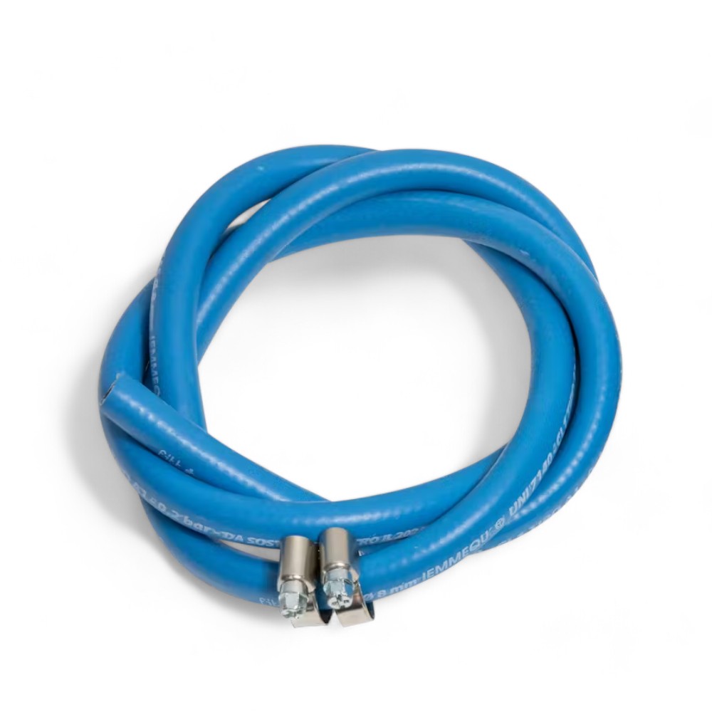 Kit régulateur avec tuyau et colliers de serrage pour barbecue à gaz