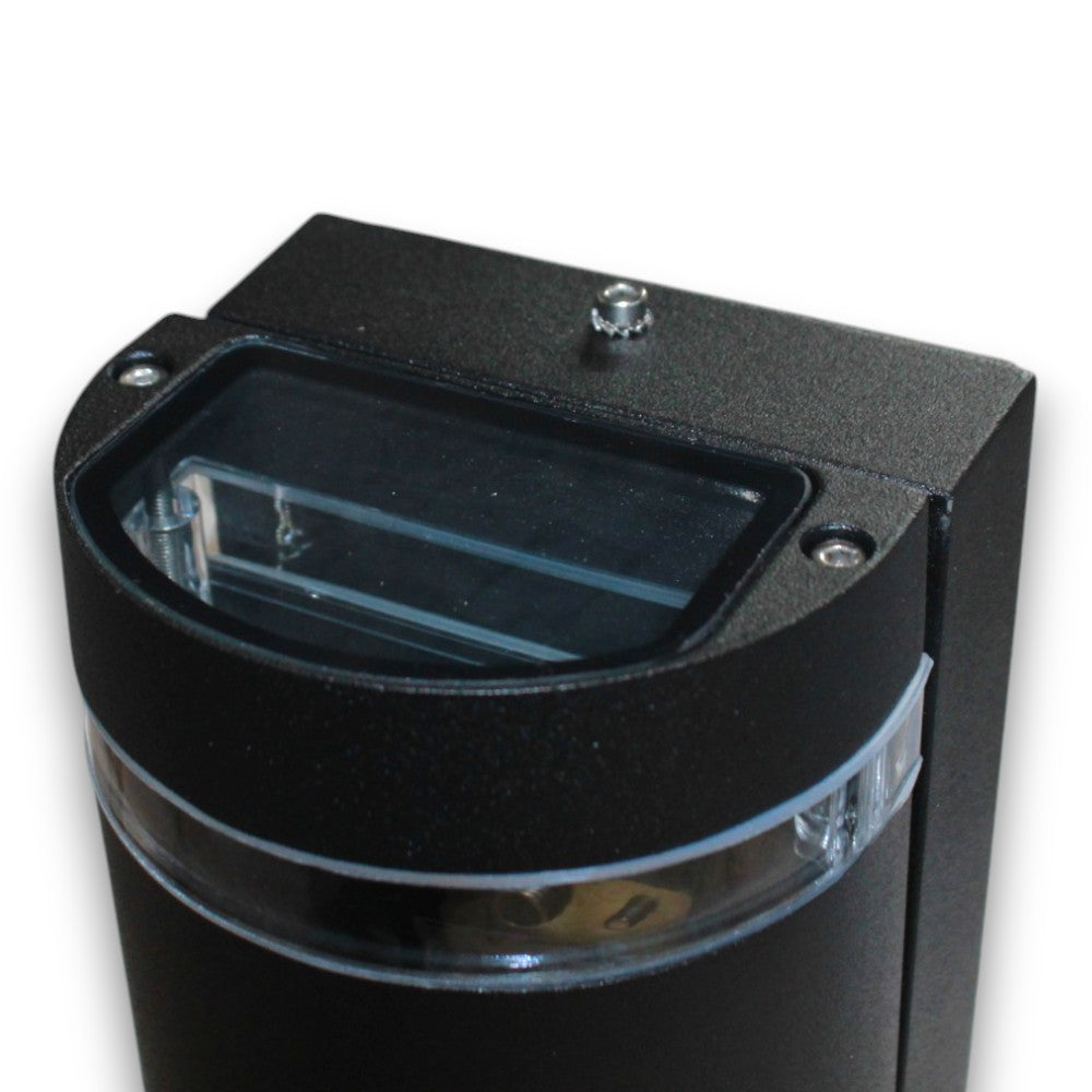 Lanterne murale d'extérieur en aluminium noir H15cm Collection Whiskey Garden Deluxe