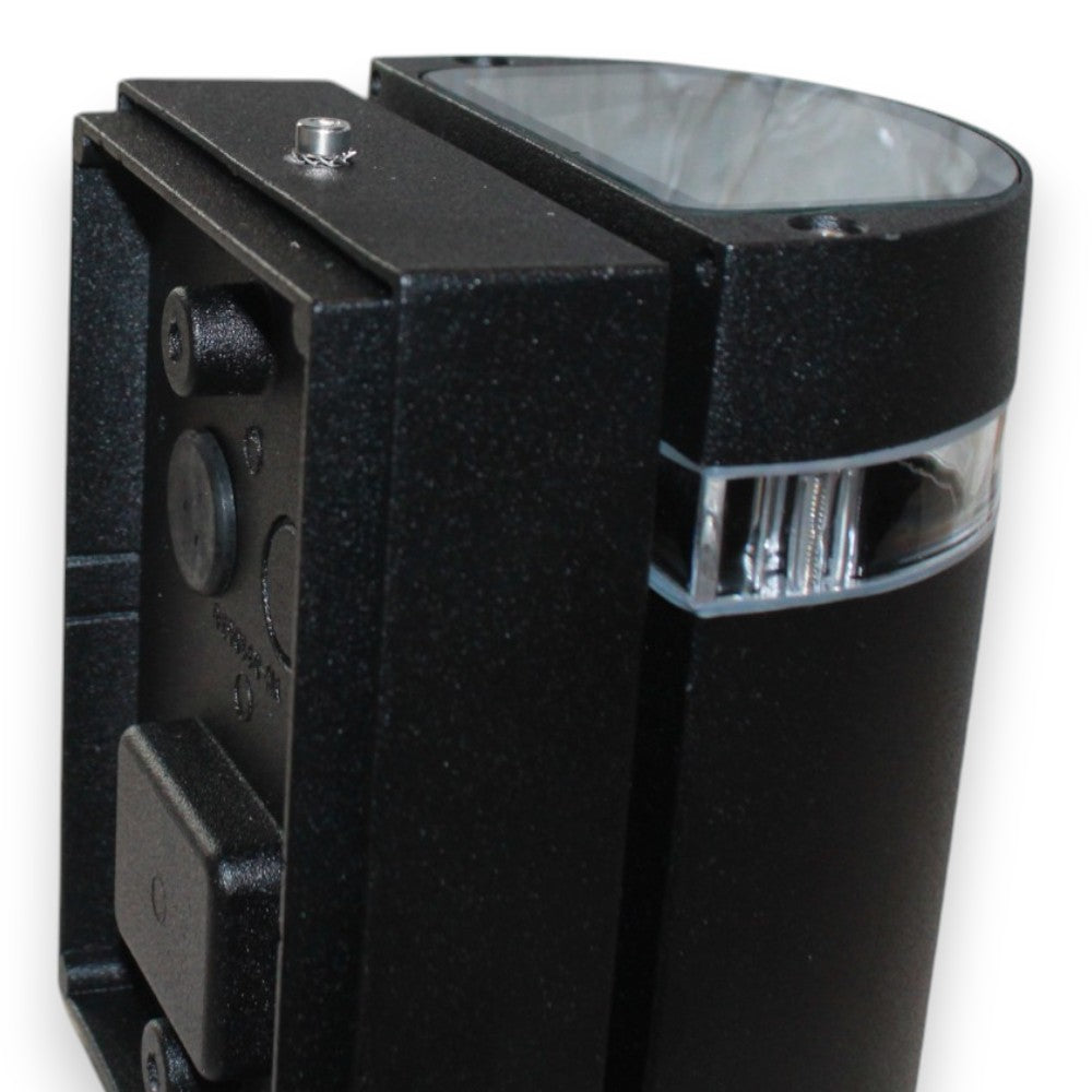 Lanterne murale d'extérieur en aluminium noir H15cm Collection Whiskey Garden Deluxe