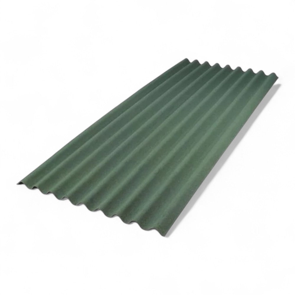 Lastre ondulate in fibra bitumata 85.5x200 cm per tettoie e coperture