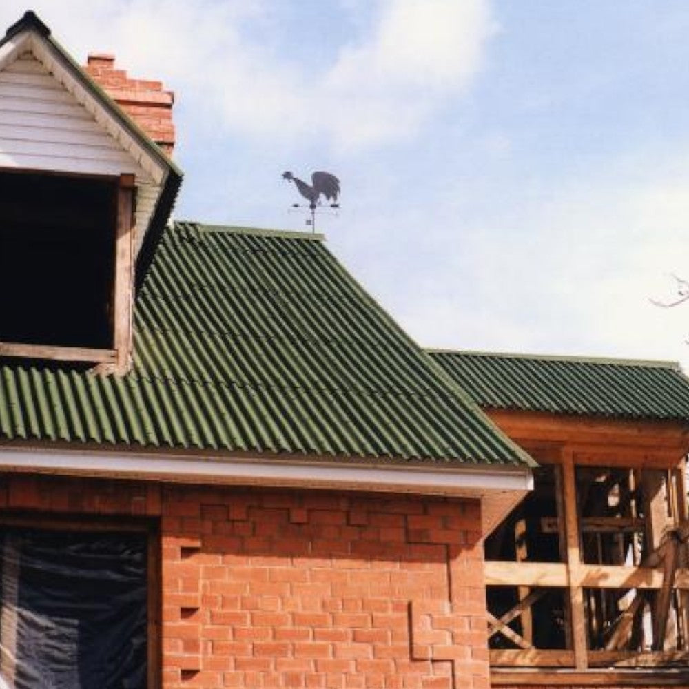 Lastre ondulate in fibra bitumata 85.5x200 cm per tettoie e coperture