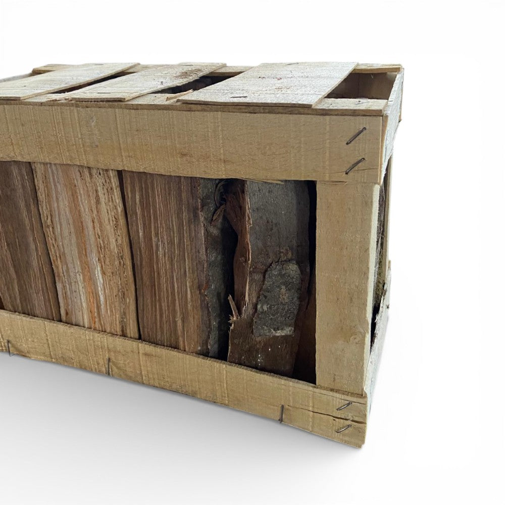 Bois de chauffage divisé en maille