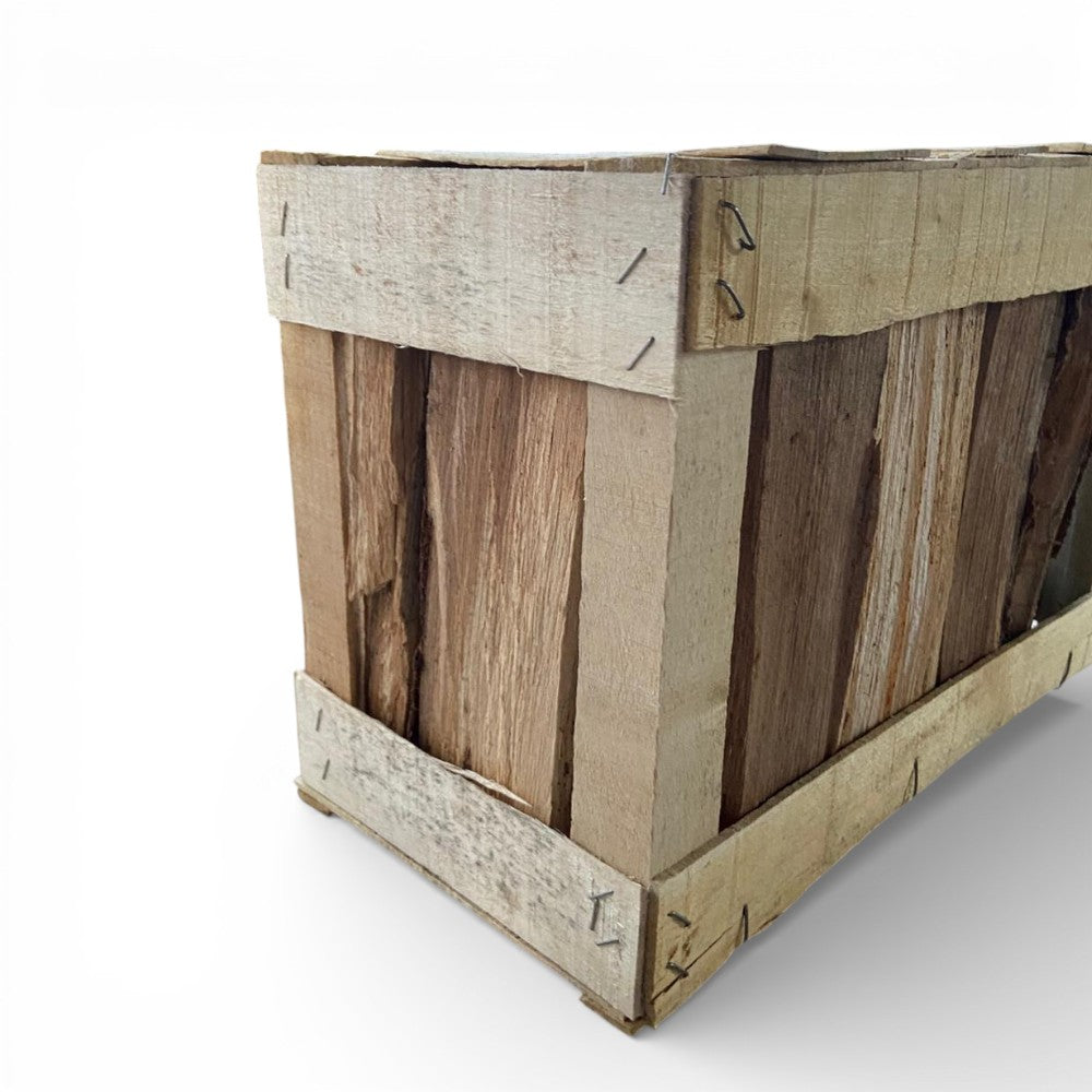 Bois de chauffage divisé en maille