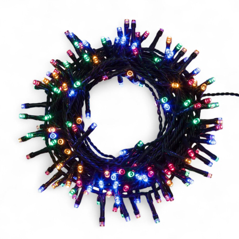 Luci catena natalizie lineare 300 led Multicolor