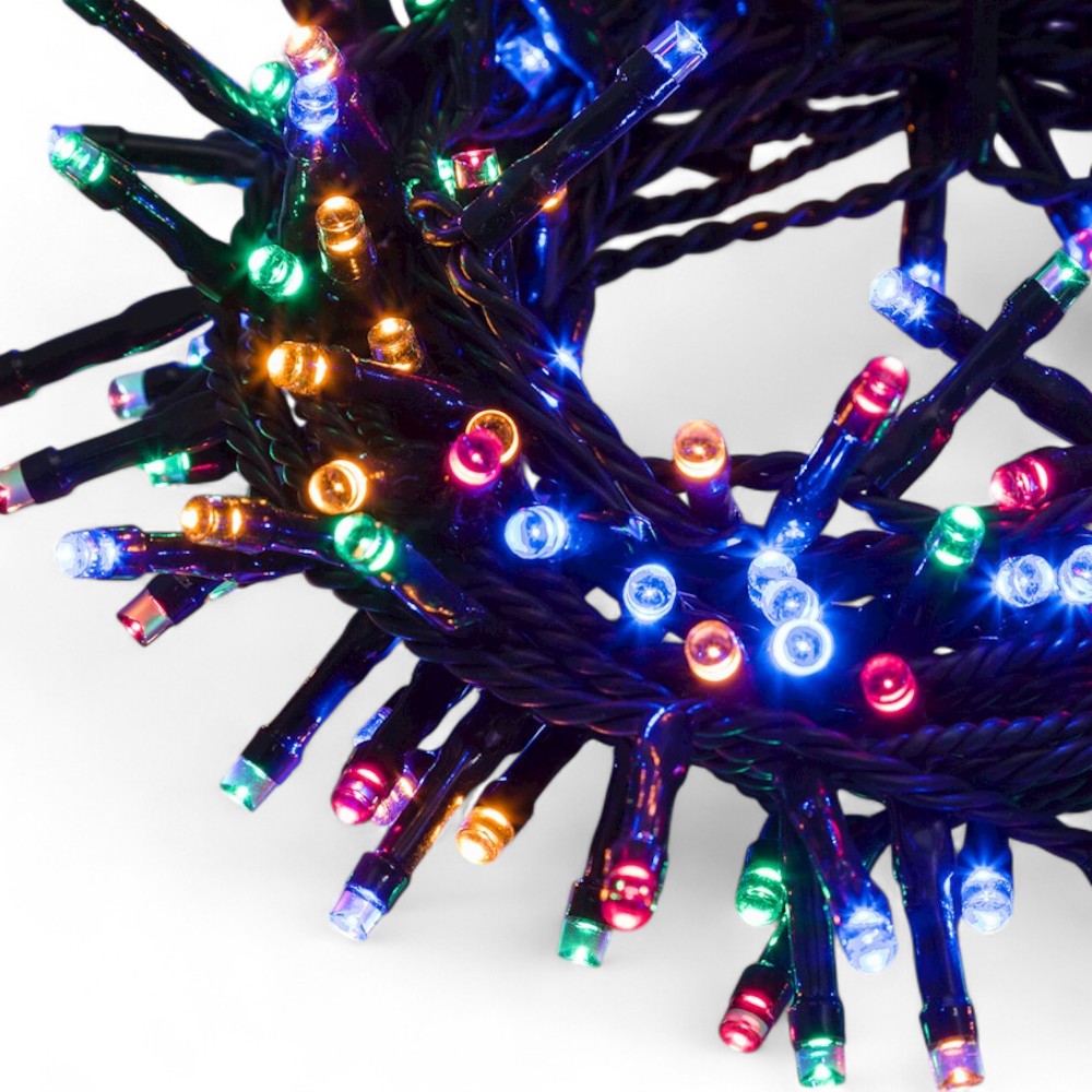 Luci catena natalizie lineare 300 led Multicolor