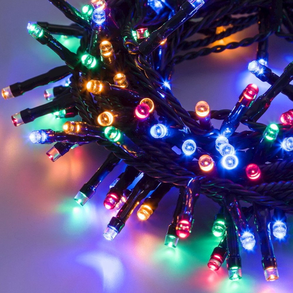Luci catena natalizie lineare 300 led Multicolor