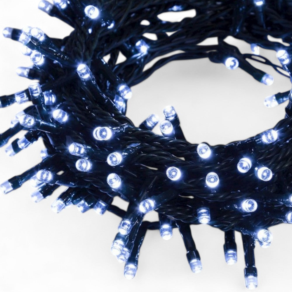 Luci catena natalizie lineare 480 led luce fredda