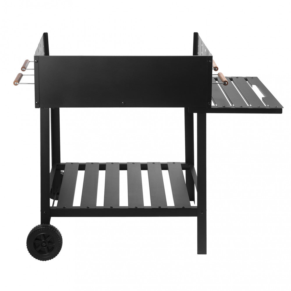 Barbecue a carbone carbonella in metallo nero BlackForge