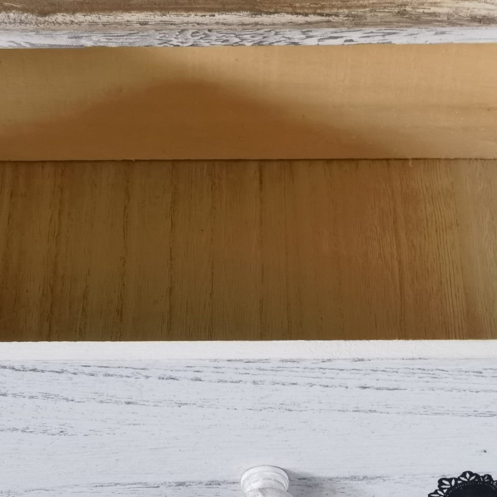 Mobile mobiletto bianco in legno con 4 cassetti 35x28xH73 cm