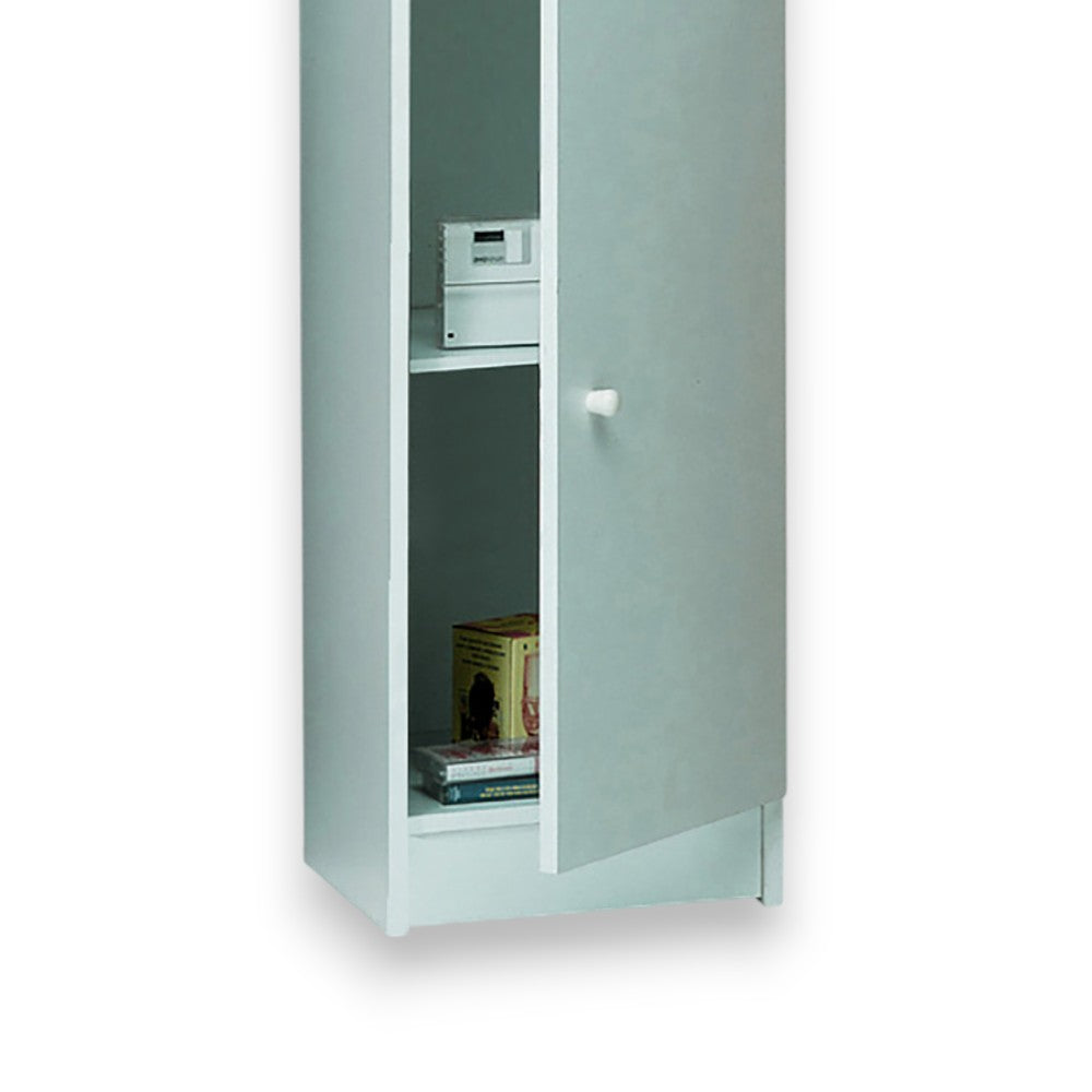 Armoire A24200Bi 1 porte blanche lisse