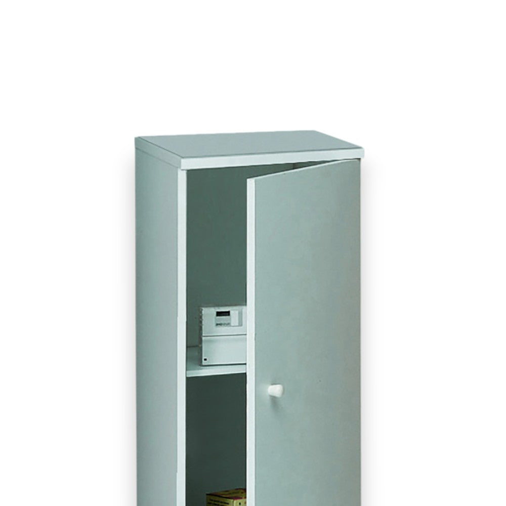 Armoire A24200Bi 1 porte blanche lisse