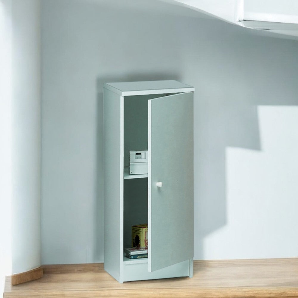 Armoire A24200Bi 1 porte blanche lisse