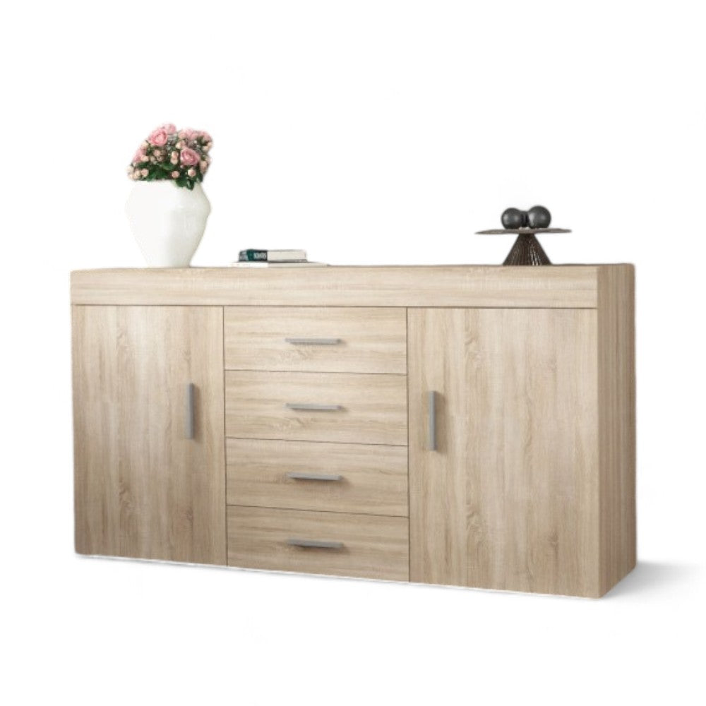 buffet 'sb2' chêne clair cm 150x40x81h