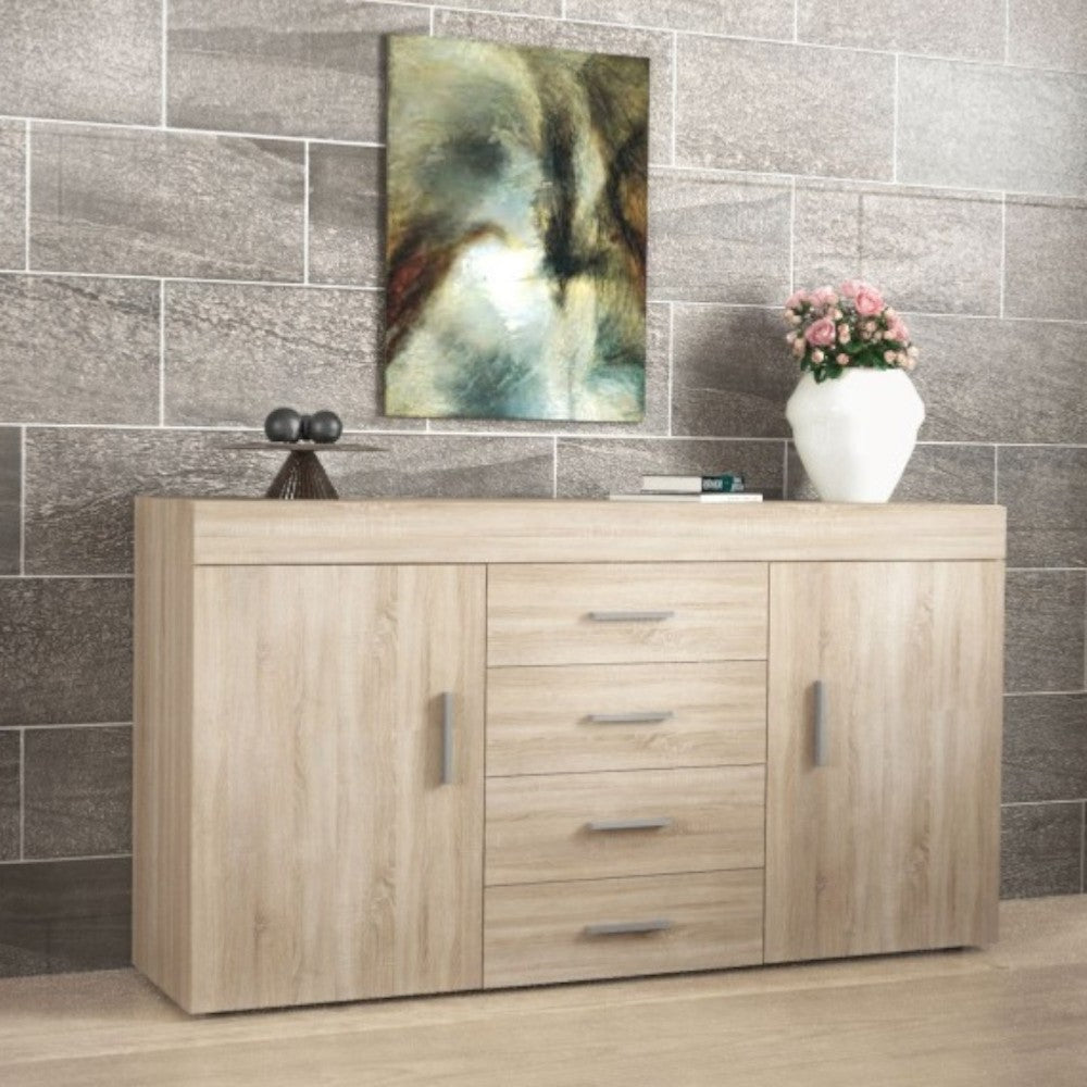 buffet 'sb2' chêne clair cm 150x40x81h