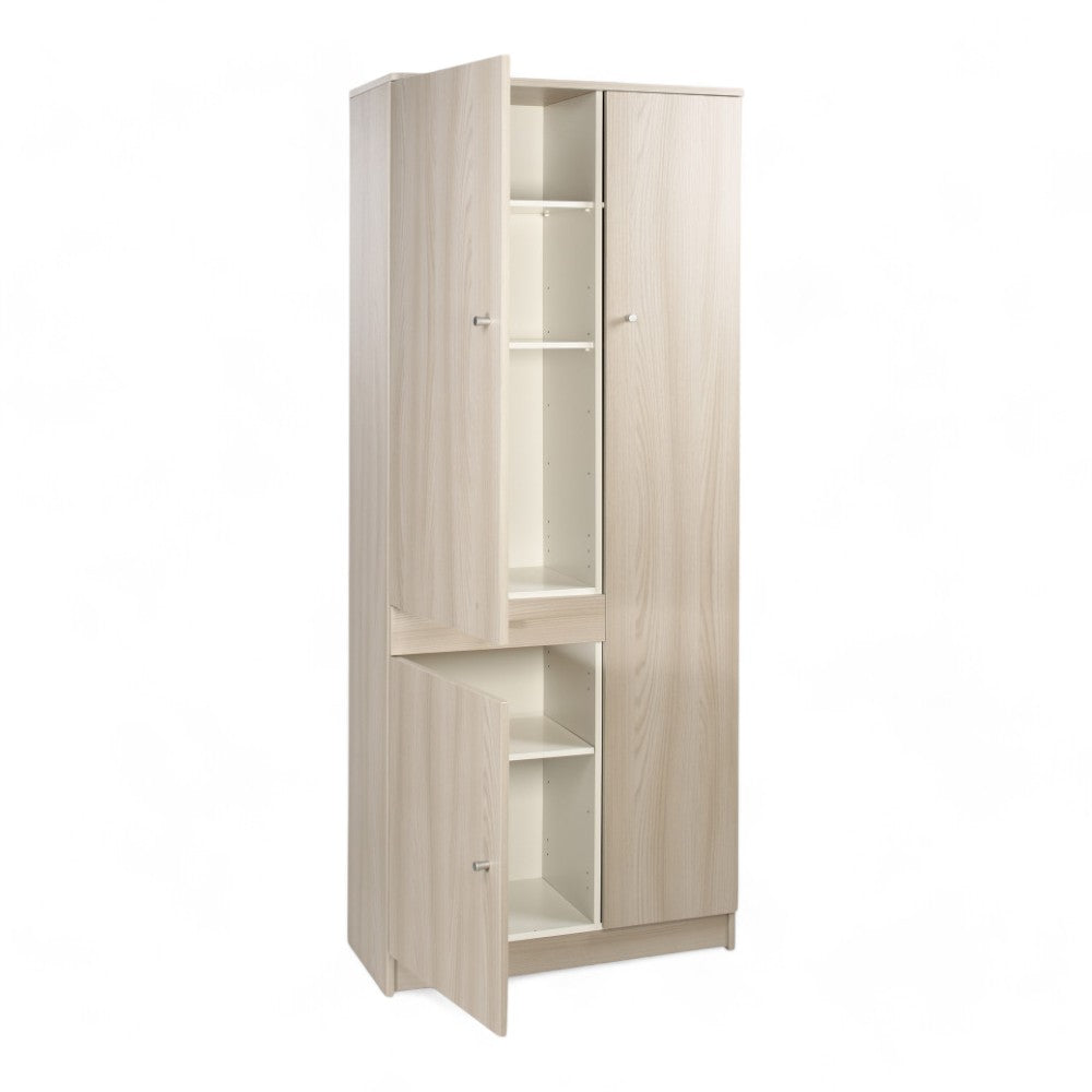 A32300Armoire Olk 3 portes 1 tiroir - Kit Orme Clair