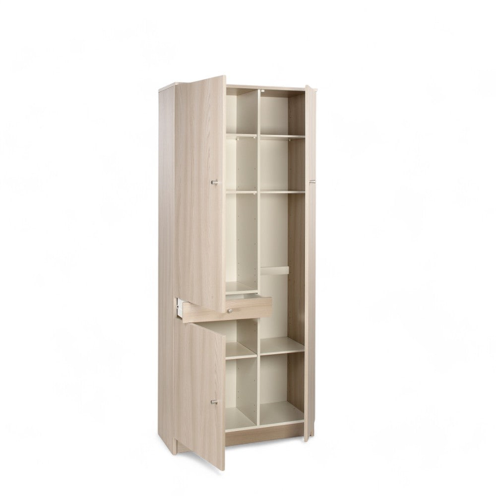 A32300Armoire Olk 3 portes 1 tiroir - Kit Orme Clair