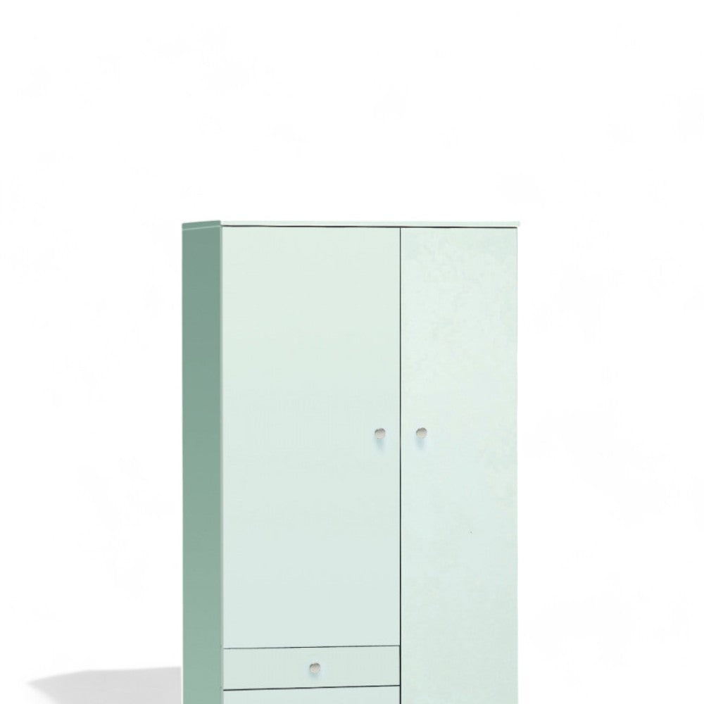 A32300Bik Meuble 3 Portes 1 Tiroir - Kit Blanc Lisse