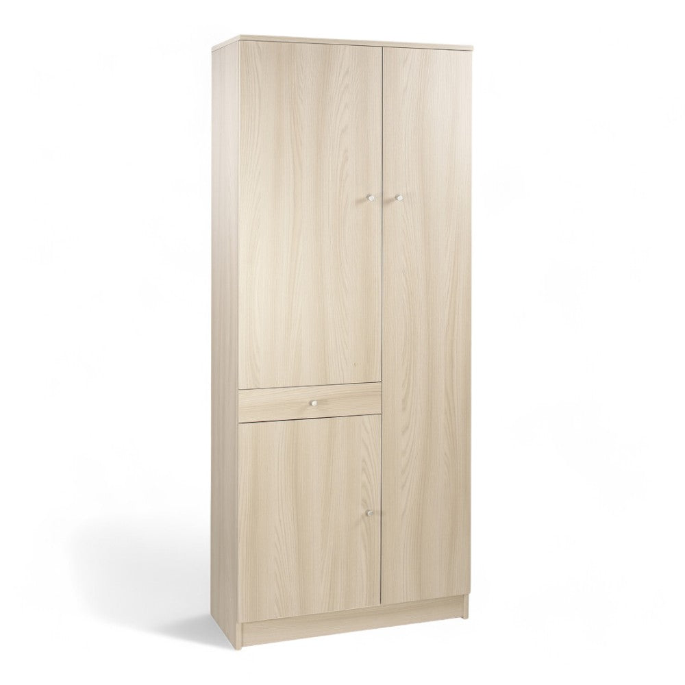 A32300Armoire Olk 3 portes 1 tiroir - Kit Orme Clair