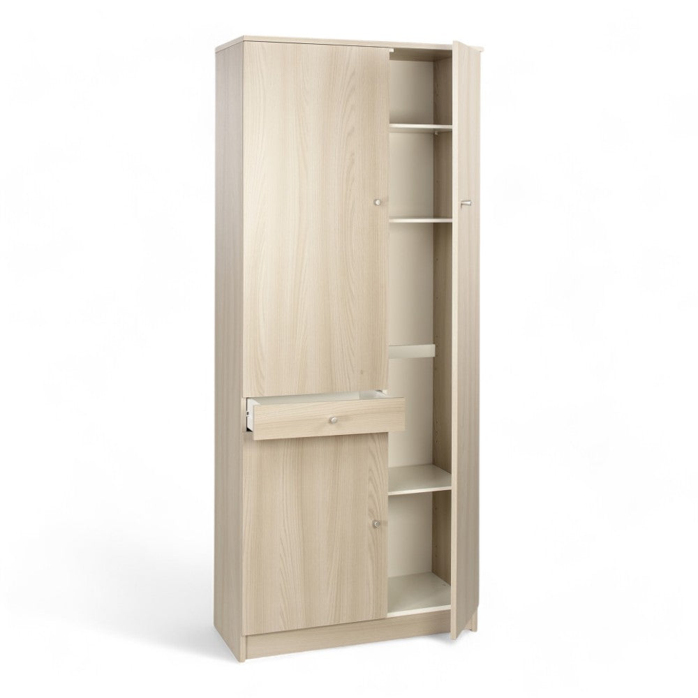 A32300Armoire Olk 3 portes 1 tiroir - Kit Orme Clair