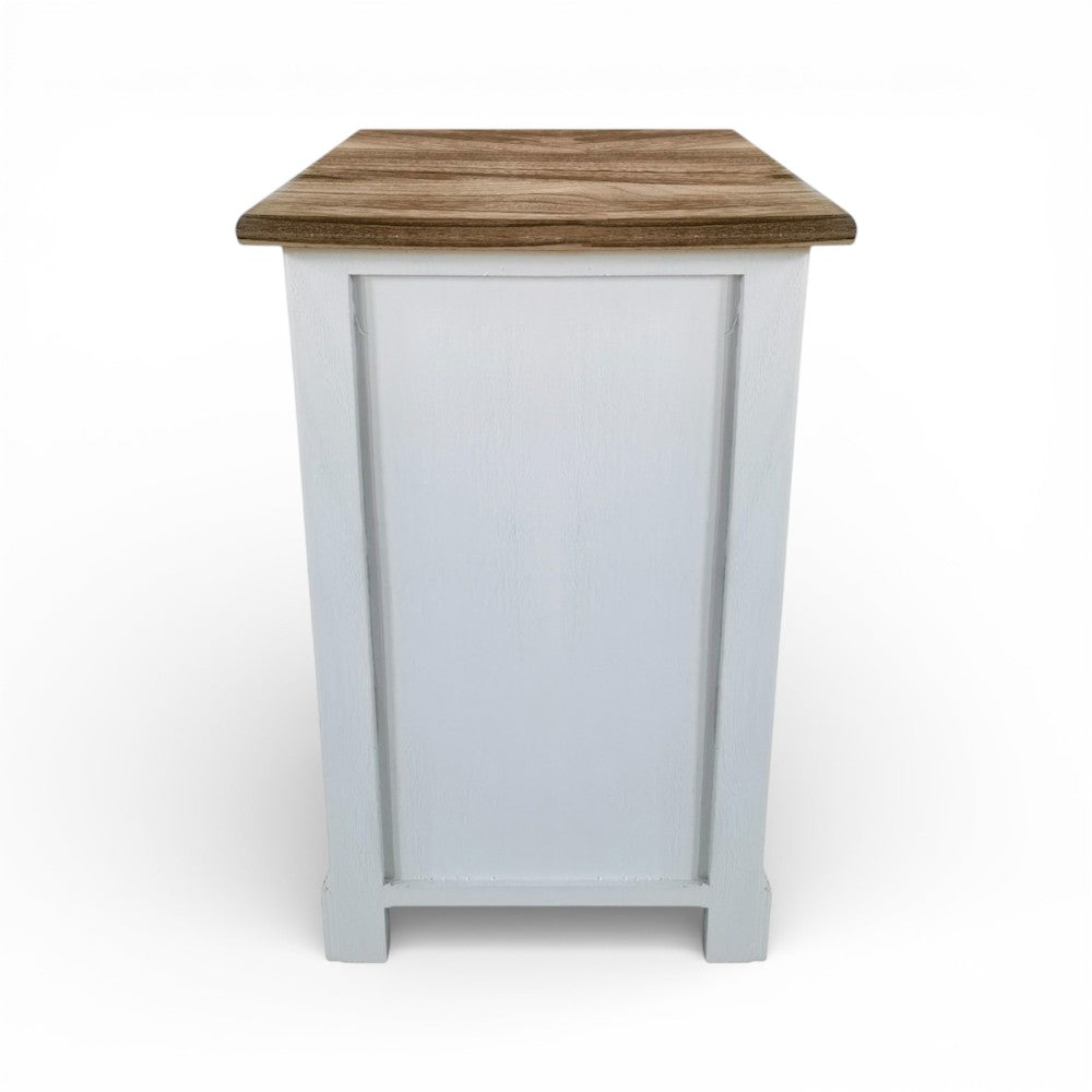 Mobiletto in legno con tre cassetti fisso 29x27xH49 cm