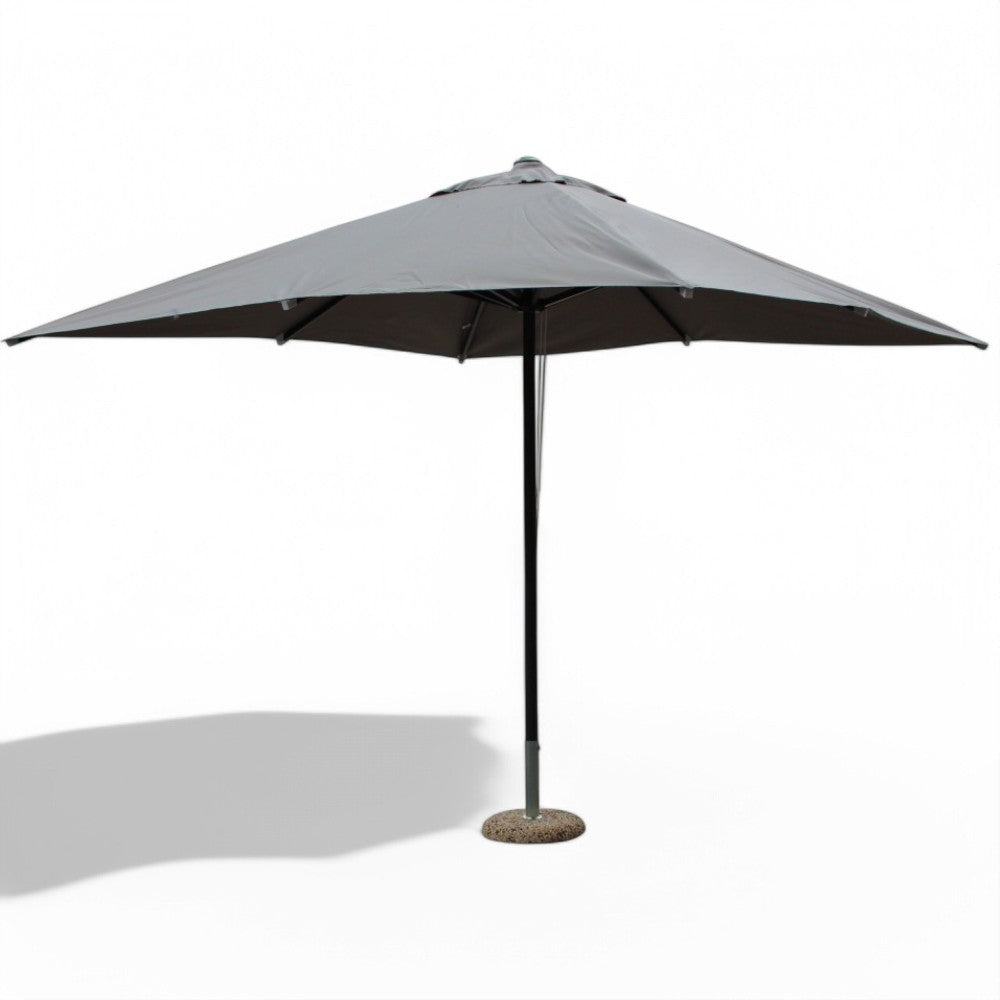 Brian P/C Parapluie noir 3 x 3 auvent gris