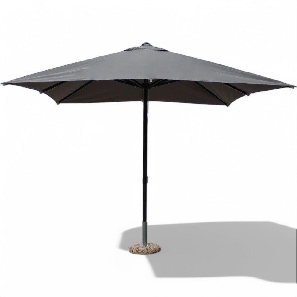 Brian P/C Parapluie noir 3 x 3 auvent gris