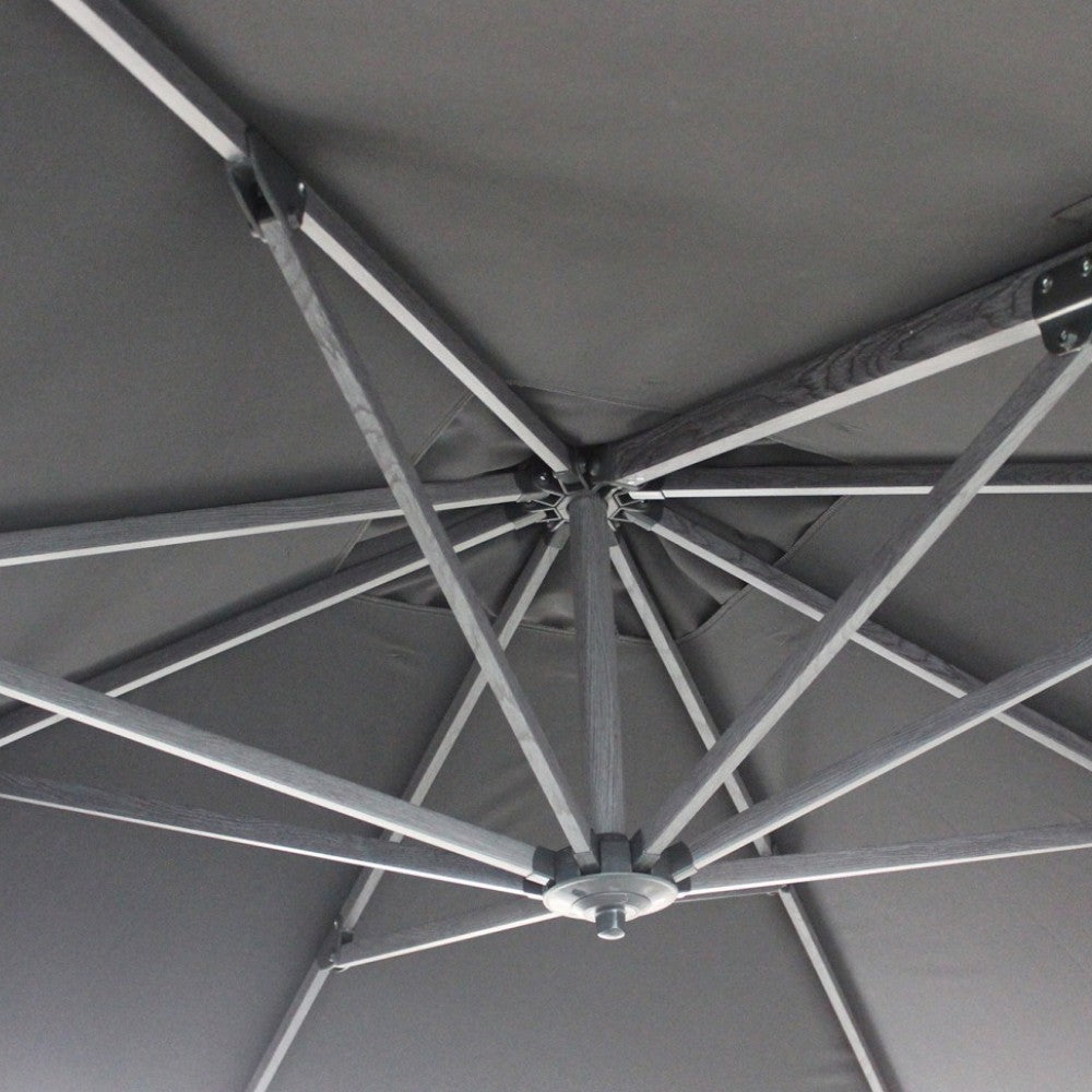 Mendel Parapluie Effet Bois Gris P/L 3 X 4 Gris