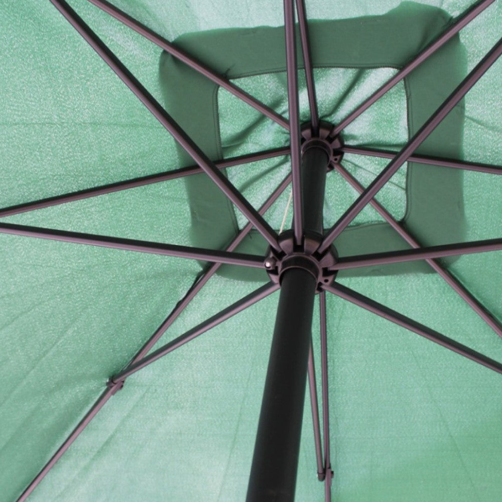 Parapluie Mercurio 3 X 4 P/C Tissu Vert Noir